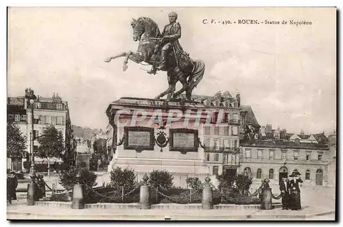 Rouen Cartes postales Statue de Napoleon