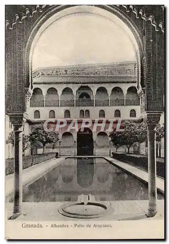 Espana Espagne Spain Granada Ansichtskarte AK Alhambra Patio de Arayanes