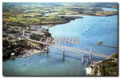 Grande Bretagne Tamar Bridge Moderne Karte