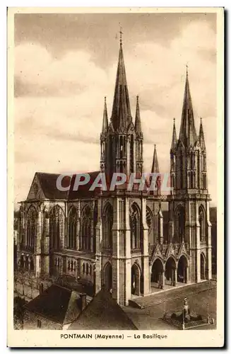 Pontmain Cartes postales la basilique