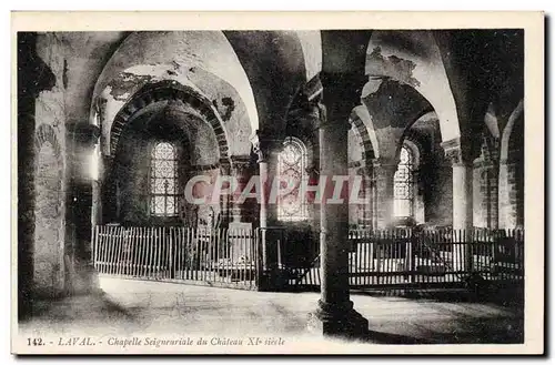 Laval Cartes postales Chapelle seigneuriale du chateau 11eme