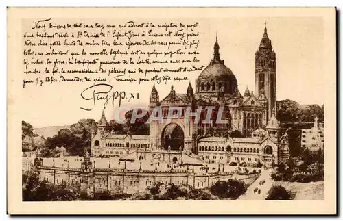 Cartes postales Projet de la basilique de Sainte Therese de l&#39enfant Jesus a Lisieux