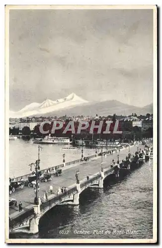 Suisse Geneve Cartes postales Pont du Mont Blanc