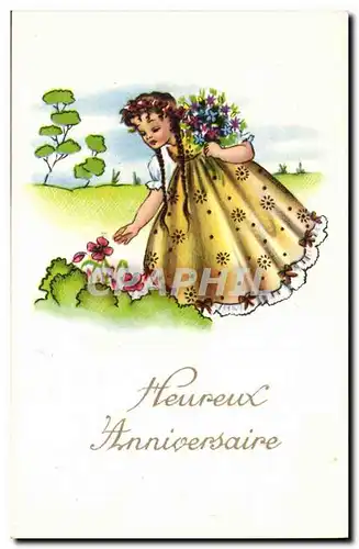 Cartes postales Fantaisie Heureux anniversaire