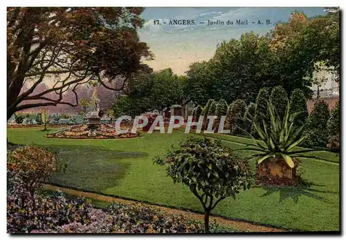 Angers Cartes postales Jardin du Mail