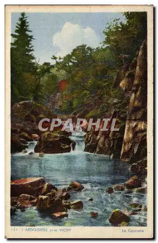 Cartes postales L&#39ardoisiere pres Vichy La cascade