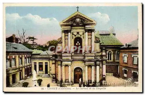 Lisieux Cartes postales Le CArmel et la chapelle