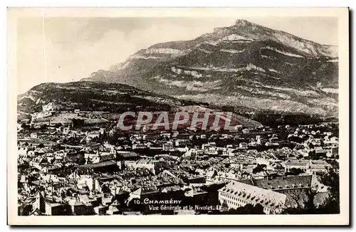 Chambery - Vue Generale et le Nivolet - Ansichtskarte AK