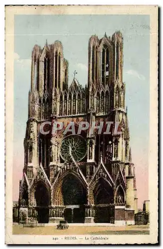 Reims - Rheims - La cathedral - Cartes postales