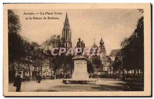 Belgique - Anvers - Antwerp - La Place Verte - Cartes postales