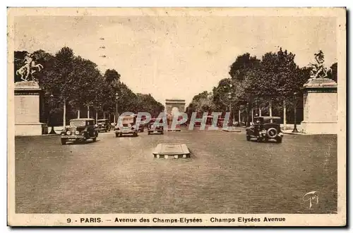 Paris 8 - Avenue des Champs Elysees - Automobile - Ansichtskarte AK