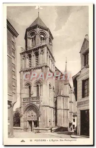 Poitiers - L'Eglise Ste Radegonde - Cartes postales