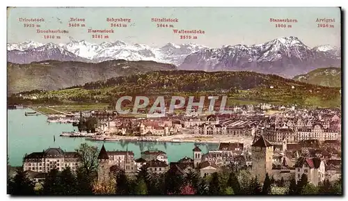 Suisse - Lucerne - Luzern und die Alpen - Cartes postales