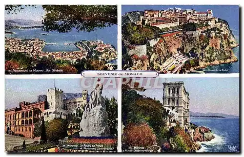 Souvenir de Monaco - Cartes postales