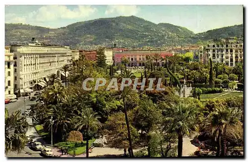 Nice - Le THeatre de Verdure Les Jardins Au Fond le Casino Municipal - Ansichtskarte AK