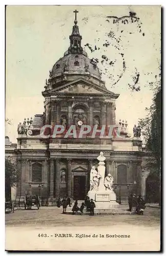 Paris - 5 - Eglise de Sorbonne - Ansichtskarte AK