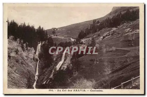 Au Col des Aravis - Cascades - Ansichtskarte AK