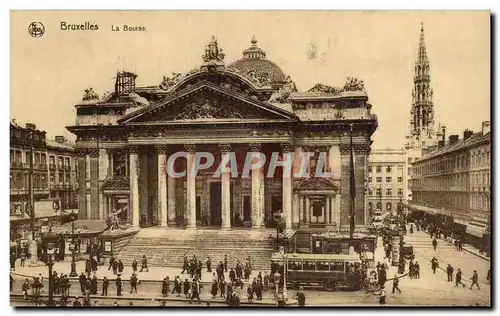 Belgique - Bruxelles - Brussels - La Bourse- - Ansichtskarte AK