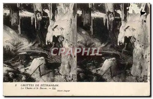 Grottes de Betharram - La Chaire et le Bassin- Cartes postales