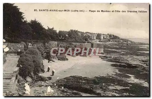 Sainte Marie sur Mer - Plage de Monbau et Cote des Grandes Vallees- Ansichtskarte AK