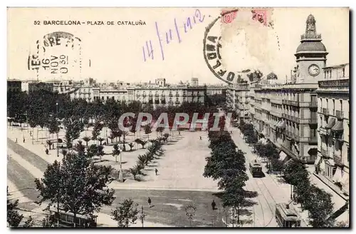 Barcelona - Plaza de Cataluna - Cartes postales