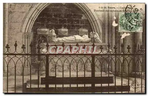 Tours - La Cathedrale Tombeau des Enfants de Charles VIII - Cartes postales