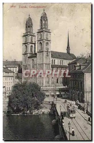 Suisse - Zuerich - Grossmuenster - Cartes postales