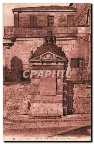 Cognac - Vieile Fontaine dite le Francois I - Cartes postales