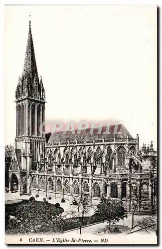 Caen - L&#39Eglise St Pierre- Cartes postales