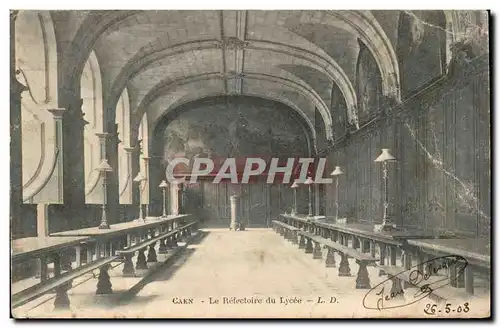 Caen - Le Refectoire du lycee- Cartes postales