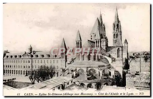 Caen - Eglise St Etienne Abbaye aux Hommes - Ansichtskarte AK