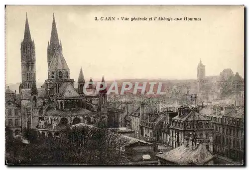 Caen - Vue Generale et l&#39Abbaye aux Hommes - Cartes postales