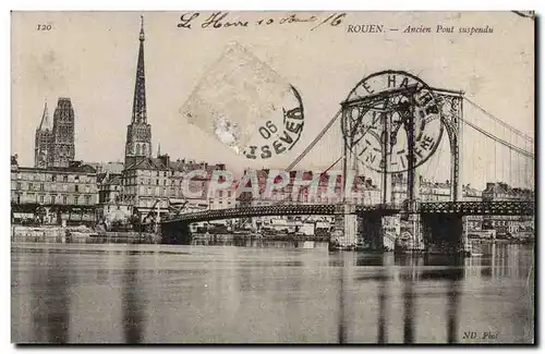 Rouen - Ancien pont suspendu - Cartes postales