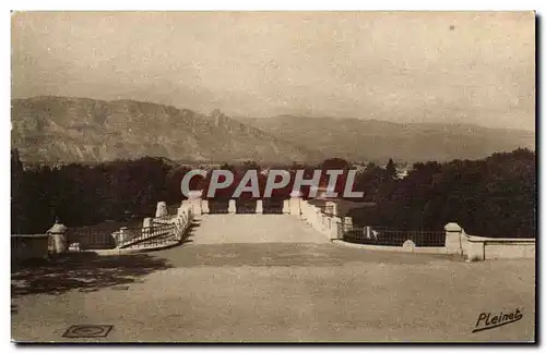 Valence - vue prise de l'Esplanade - Le Pont et Ruines de Crussol - Cartes postales