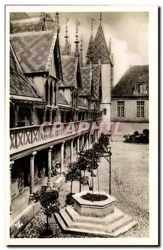 Beaune - Hotel Dieau le puits en fer forge- Ansichtskarte AK