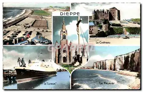 Dieppe - Souvenir Ansichtskarte AK