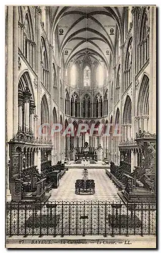 Bayeux - La Cathedrale - Le Choeur Cartes postales