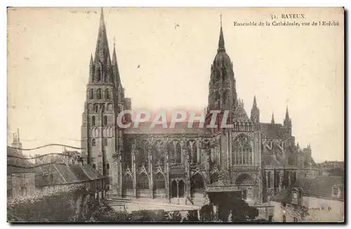 Bayeux - Ensemble de la Cathedrale - Cartes postales