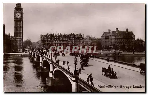 Westminster Bridge London - England Cartes postales