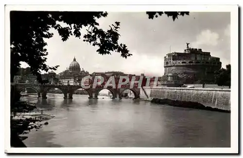 Italie Italy - Roma Rome - Castello S Angelo Ansichtskarte AK