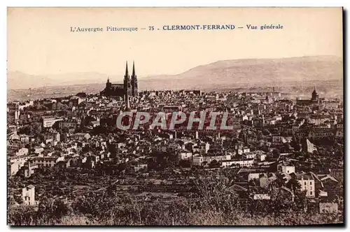 Clermont Ferrand - Vue Generale Cartes postales