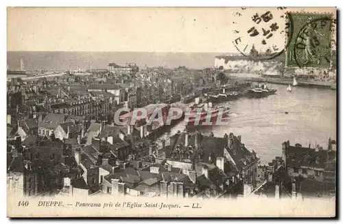 Dieppe - Panorama de L&#39Eglise saint Jacques - Cartes postales