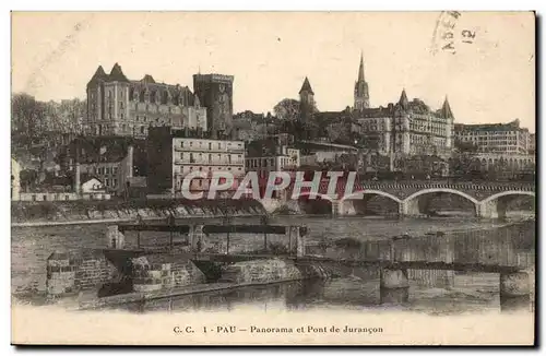 Pau - Panorama et Pont de Jurancon Cartes postales