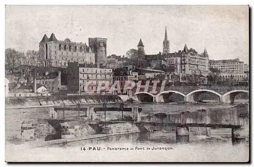 Pau - Panorama et Pont de Jurancon Cartes postales