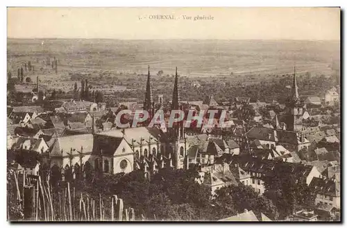 Obernai - Vue Generale - Cartes postales