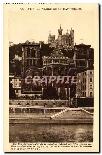 Lyon - Abside de la Cathedrale - Ansichtskarte AK