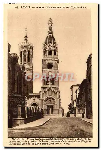 Lyon - Ancienne Chapelle de Fourviere - Ansichtskarte AK