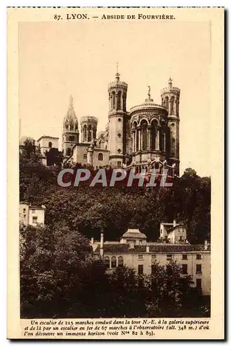 Lyon - Abside de Notre Dame de Fourviere - Cartes postales