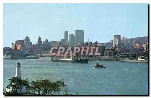 View of Harbour and skyline as seen from St Helens Island - Ansichtskarte AK