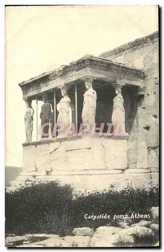 Grece - Greece Athens - Caryatide Porch - Ansichtskarte AK